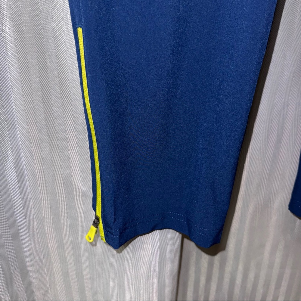 Under Armour Women's Blue Joggers with Yellow Zippers size Large - Picture 3 of 11